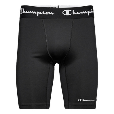 Champion Performance Scrip Logo Compression Short "Black"