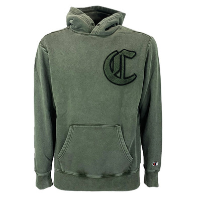 Champion Rochester Garment-Dyed Heavy Fleece Hoodie "Olive Green"