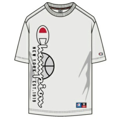 Champion Sport Lifestyle Basketball Big Logo CustomFit T-Shirt "White"