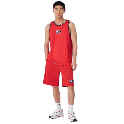 Champion Sport Lifestyle Basketball Reversible Mesh Tank Top "White-Red"