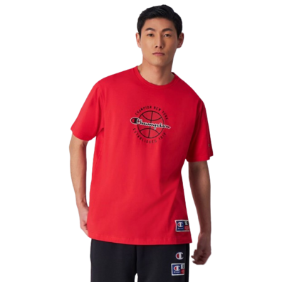 Champion Sport Lifestyle Basketball Stretch Cotton T-Shirt "Red"