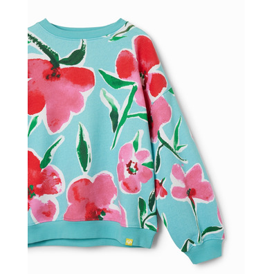 Desigual Floral Oversize Sweatshirt "Flowers"