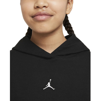 Jordan Girls Jumpman Essentials Boxy Pollover "Black"