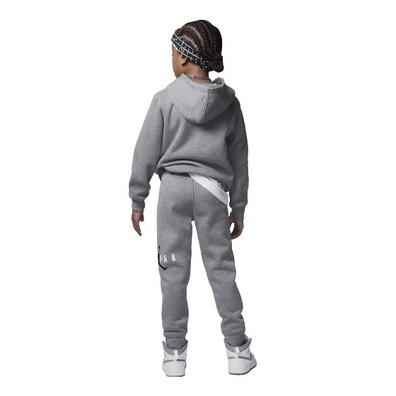 Jordan Infants Jumpman Sustainable Pullover Hood and Joggers Set "Carbon"