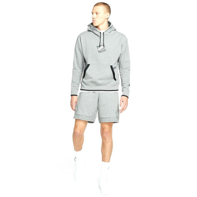 Jordan Jumpman Classics Printed Fleece Pullover  "Grey"