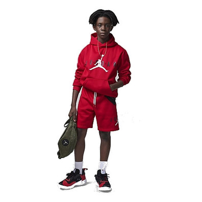 Jordan Kids Jumpman Logo Sustainable Fleece Shorts ''Red''