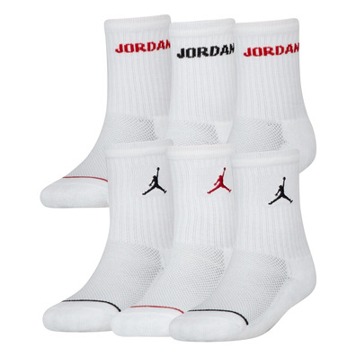 Jordan Kids JHB Legend Crew 6 PPack Socks "White"