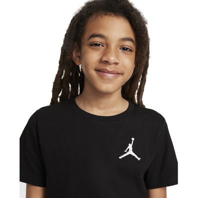 Jordan Kids Jumpman Air Embroidered Tee "Black"