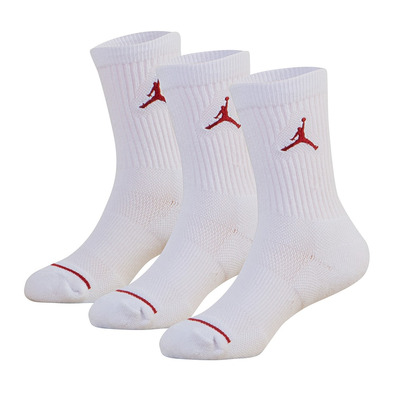 Jordan Kids Jumpman Crew Socks 3 Pair "White"