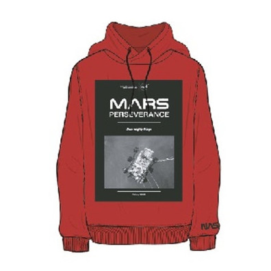 Nasa Mars Perseveranse Graphic Hoody "M02H-Red"