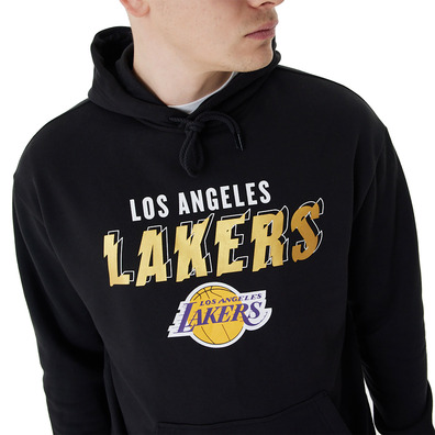 New Era L.A Lakers Team Script Oversized Hoodie