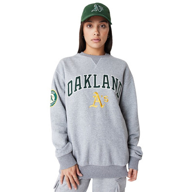 New Era MLB Oakland Athletics Large Logo Crew Neck Sweatshirt