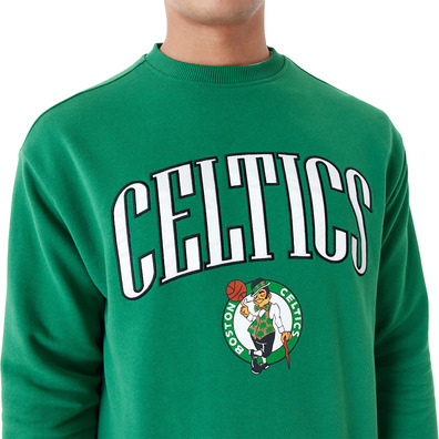 New Era NBA Boston Celtics Arch Graphic Oversized Crew Neck Sweatshirt