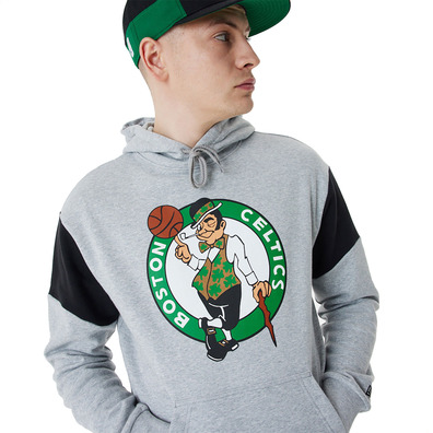 New Era NBA Boston Celtics Colour Block Oversized Hoodie