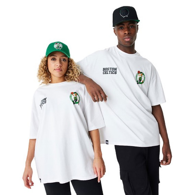 New Era NBA Boston Celtics Large Graphic Oversized T-Shirt