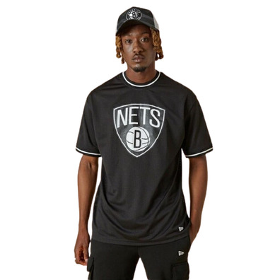 New Era NBA Brooklyn Nets Team Logo Oversize Mesh Tee