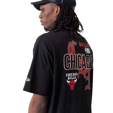 New Era NBA Chiago Bulls Team Graphic Oversized T-shirt