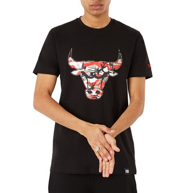 New Era NBA Chicago Bulls Camo Logo T-Shirt