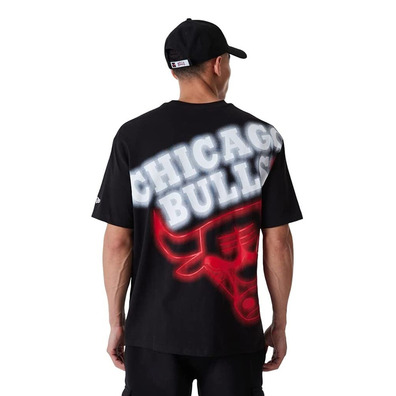 New Era NBA Chicago Bulls Tech Oversized T-Shirt "Black
