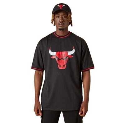 New Era NBA Chicago Bulls Team Logo Oversize Mesh Tee