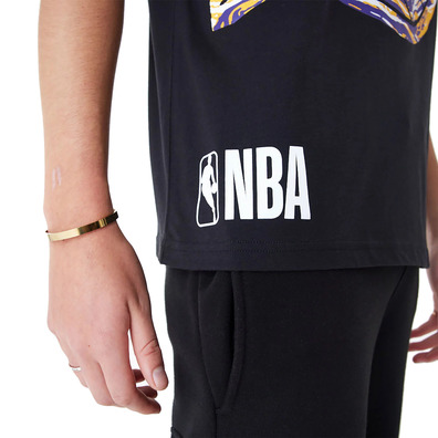 New Era NBA L.A Lakers All Over Print Infill Oversized T-Shirt