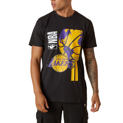 New Era NBA L.A. Lakers Basketball Globe Graphic T-shirt "Black"