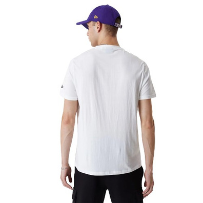 New Era NBA L.A Lakers Basketball Graphic T-Shirt "White "