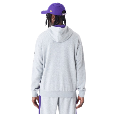 New Era NBA L.A Lakers Mesh Panel Oversized Pullover Hoodie