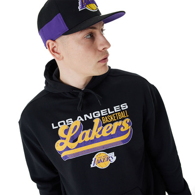 New Era NBA L.A Lakers Retro Graphic Oversized Hoodie "Black"