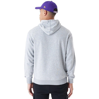 New Era NBA L.A Lakers Script Oversized Pullover Hoodie "Grey"