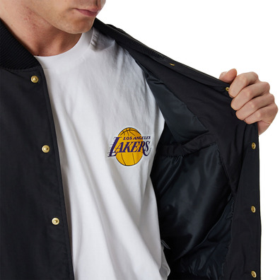 New Era NBA L.A Lakers Team Script Bomber Jacket