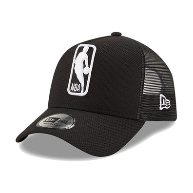 New Era NBA Logo A-Frame Trucker Cap "Black"