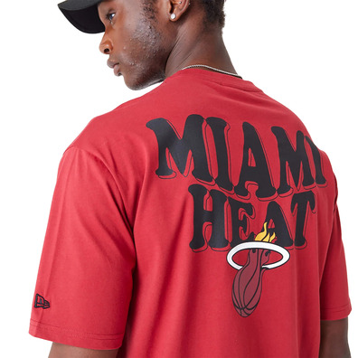 New Era NBA Miami Heat Script Oversized T-Shirt