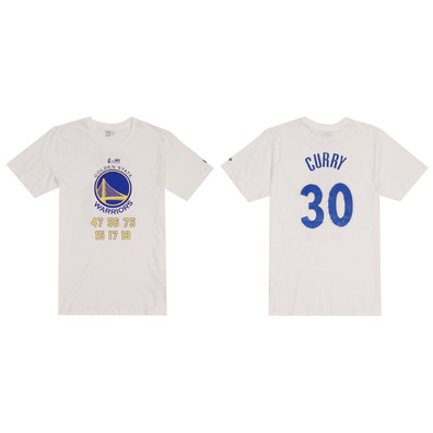 New Era NBA Team Champion Golden State Warriors Tee # 30 Stephen Curry #
