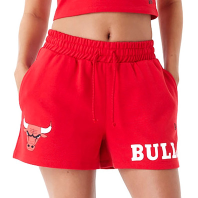 New Era NBA Team Chicago Bulls Logo Womens Shorts