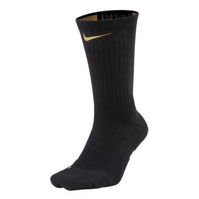 Nike Elite Crew Basketball Socks "BlackGold"