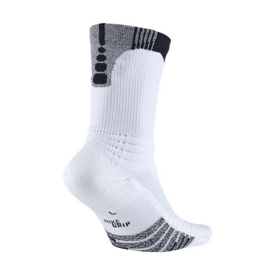 Nike Grip Versatility Crew Basketball Socks White