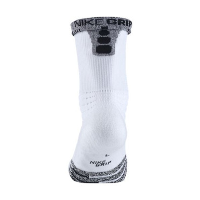 Nike Grip Versatility Crew Basketball Socks White