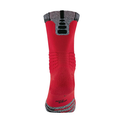 Nike Grip Versatility Crew Basketball Socks Red