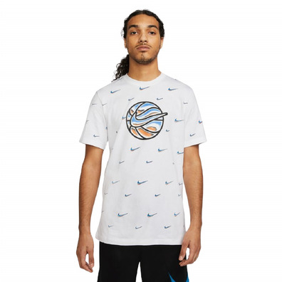 Nike Swoosh Ball Men's Basketball T-Shirt "White"
