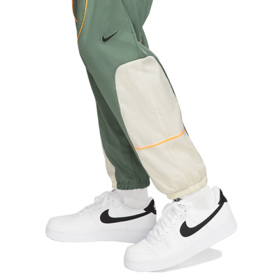 Nike Throwback Men's Basketball Pants "Dutch Green-Muilticolor"