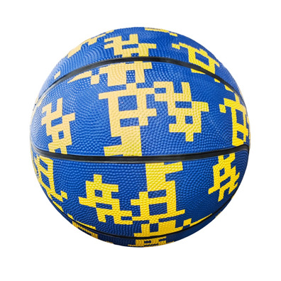 Balón Basket Peak "I Cam Play Blue-Yellow" (Talla 7)