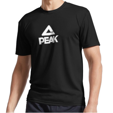 Camiseta Adulto/Niñ@ Peak Sport Basketball Round Neck Big Graphic  "Black"