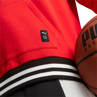 Puma Basketball Franchise Core Hoodie "For All Time Red"