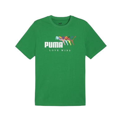 Puma ESS+ LOVE WINS Tee "Green"