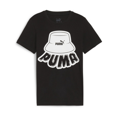 Puma Junior ESS+ MID 90s Graphic Tee B "Black"