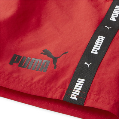 Puma ESS+ Tape Woven Shorts "High Risk Red"