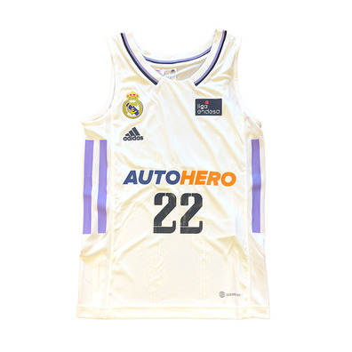 Real Madrid Camiseta Basket Niñ@ 1ª Equipación # 22 TAVARES #