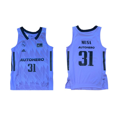 Real Madrid Camiseta Basket Niñ@ 2ª Equipación # 31 MUSA #