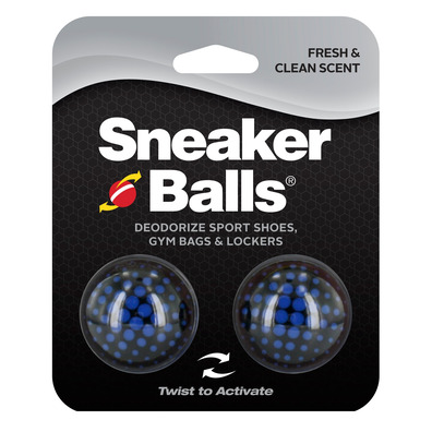 Sneakerballs 2 Pack Air Freshners Matrix Blue